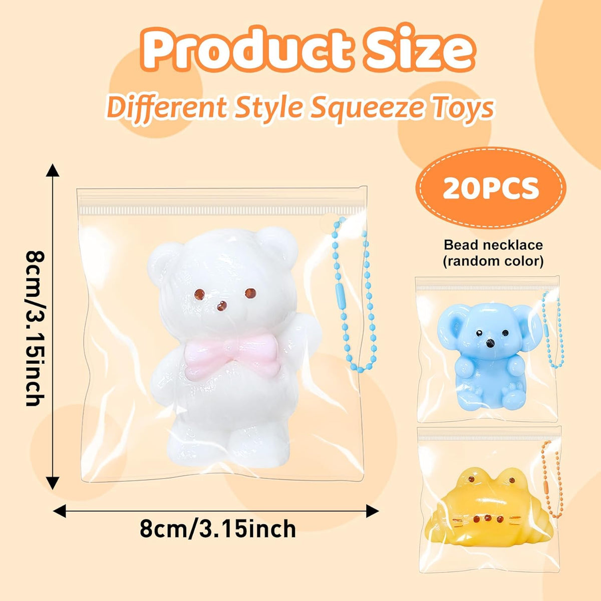 20Pc Taba Squishy Toys Kit,Fidget Toys for Kids 8-12 and Adults,Taba Squishies with Keychain,Mini Squishy Stress Relief for Easter Basket Stuffers Party Favors(Random)