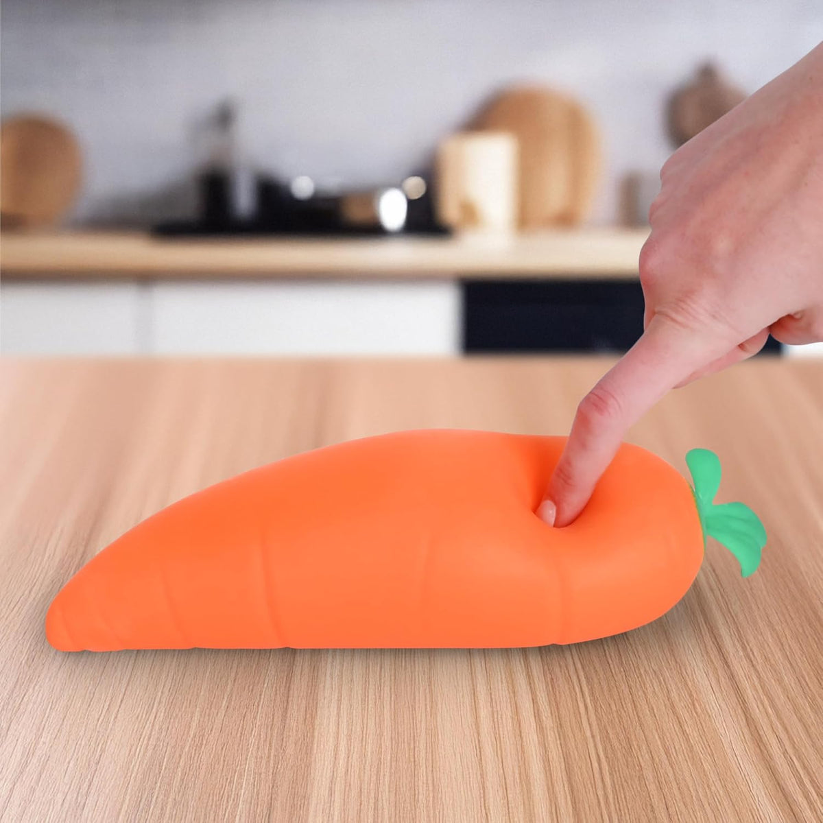 Toymendous Squishy Carrot – Jumbo 11.5 Inch Squishy Vegetable | Giant Stress Relief Toy | Fidget Sensory Food Fun for Kids, Teens & Adults | Thermoplastic Rubber TPR, 11.5 in Length, Orange, Food Theme, Squeeze Stretch Twist, Shape Memory, 0.86 Lb