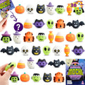 36 Pcs Halloween Mochi Squishy Toy in Blind Bags with 12 Characters for Stress Relief, Halloween Mystery Toy Surprise Bag for Kids Trick or Treating, Party Favors Supplies, Goodie Fillers