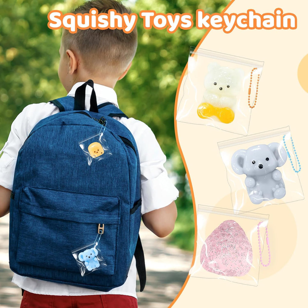 20Pc Taba Squishy Toys Kit,Fidget Toys for Kids 8-12 and Adults,Taba Squishies with Keychain,Mini Squishy Stress Relief for Easter Basket Stuffers Party Favors(Random)